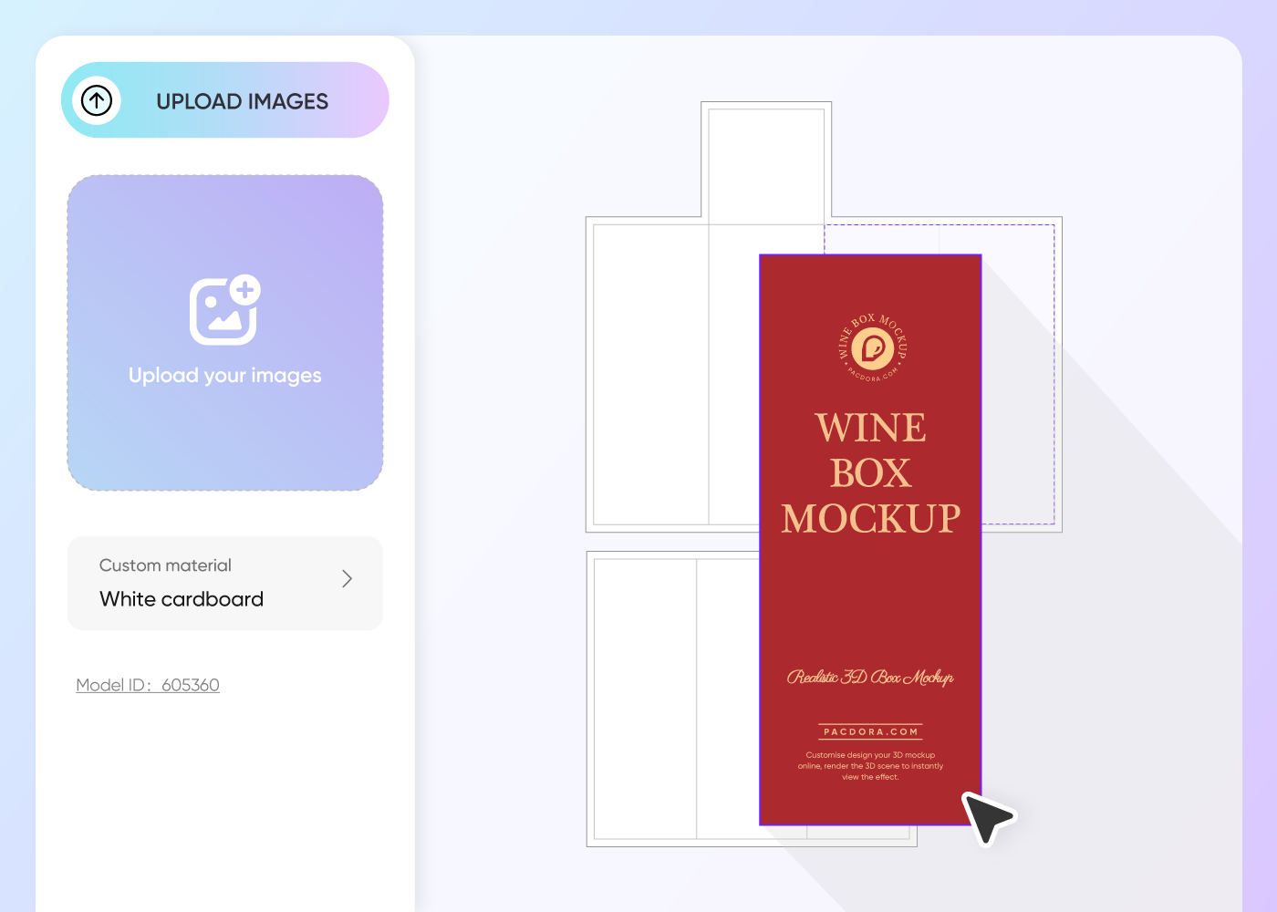 Step 2: Upload design and customize