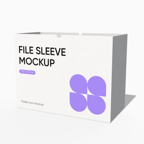 Custom vhs box mockup