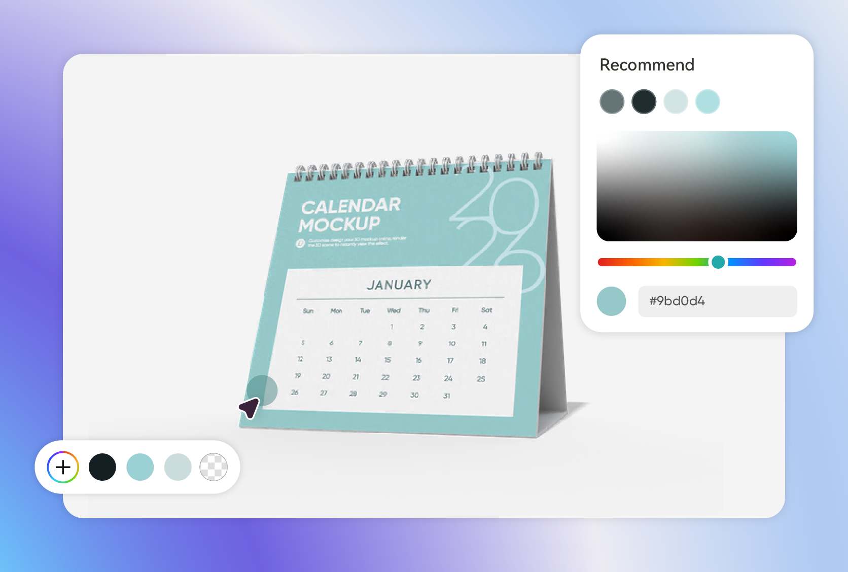 Personalized color choices to suit all occasions
