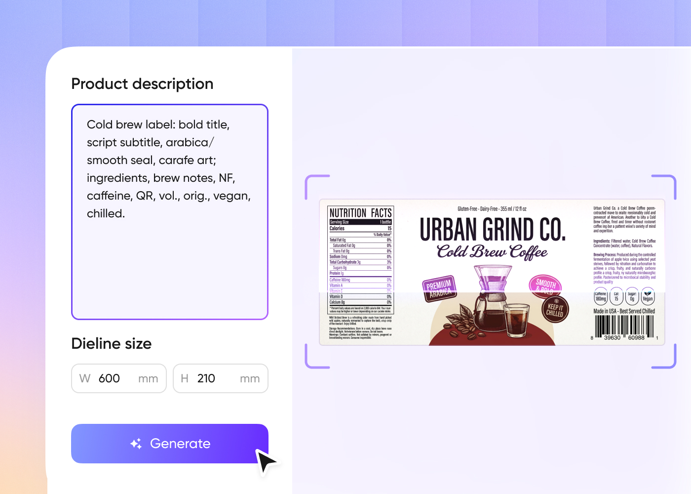 Step 2: Create a unique label