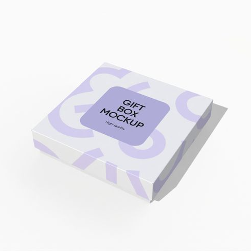 Clothing box mockup