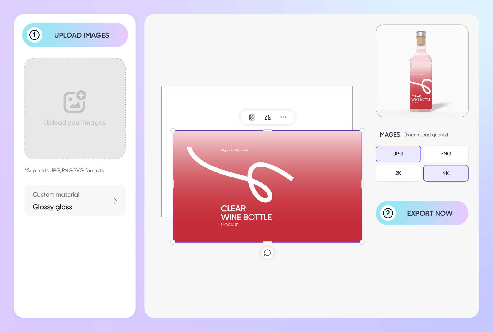 Apply unique custom tequila labels