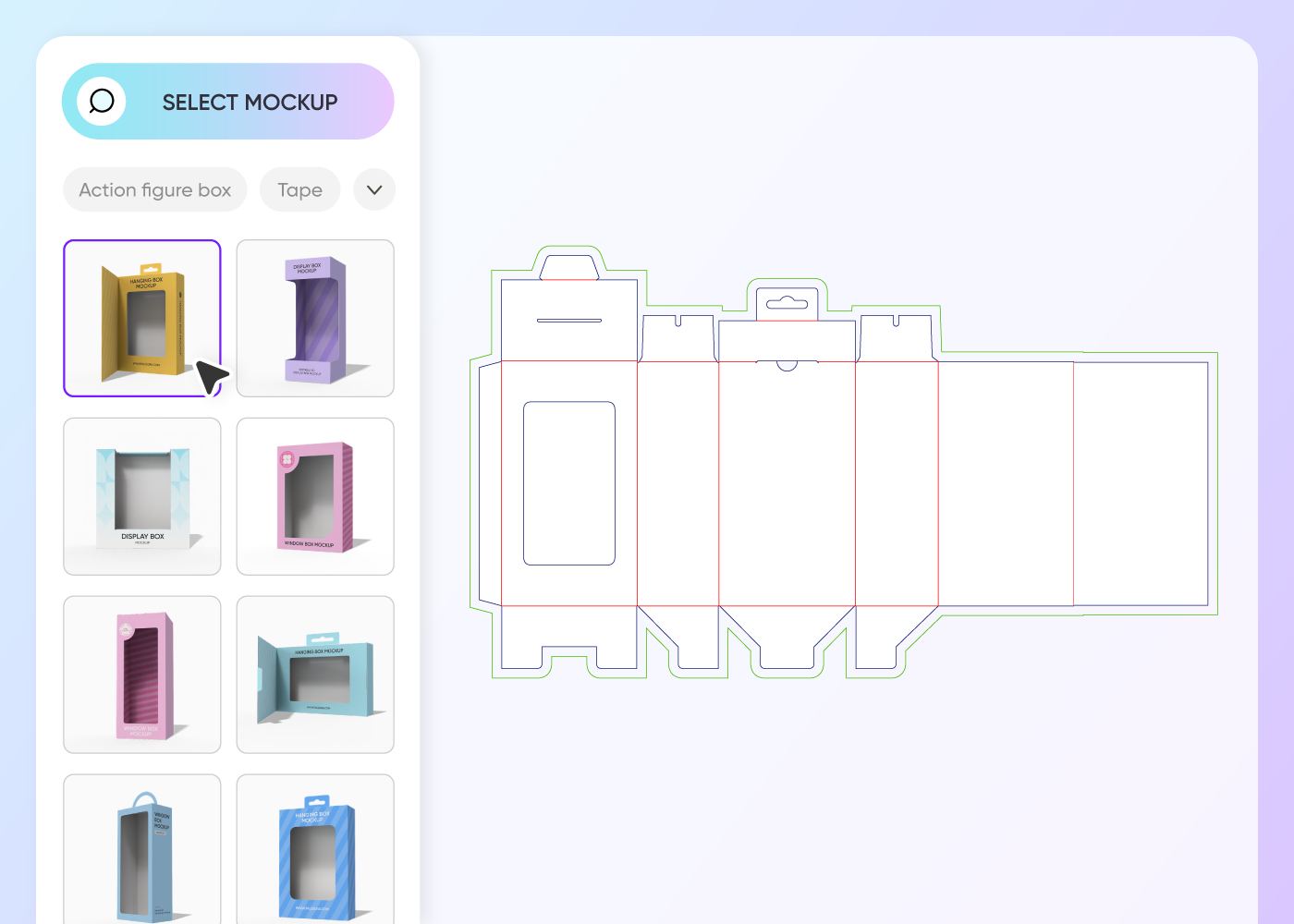 Step 1: Select a toy packaging style