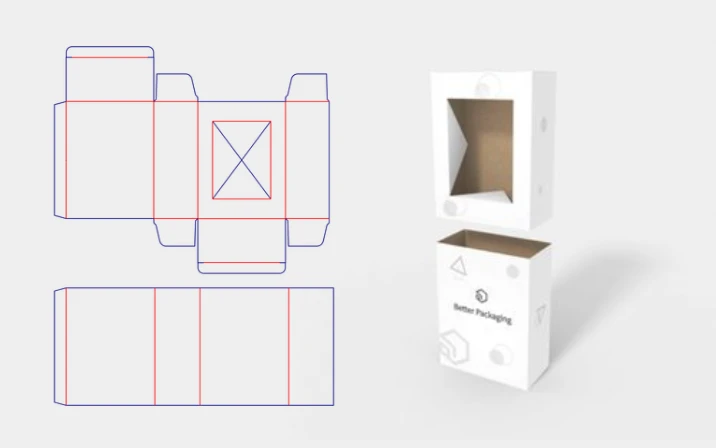 Sleeve chocolate box template
