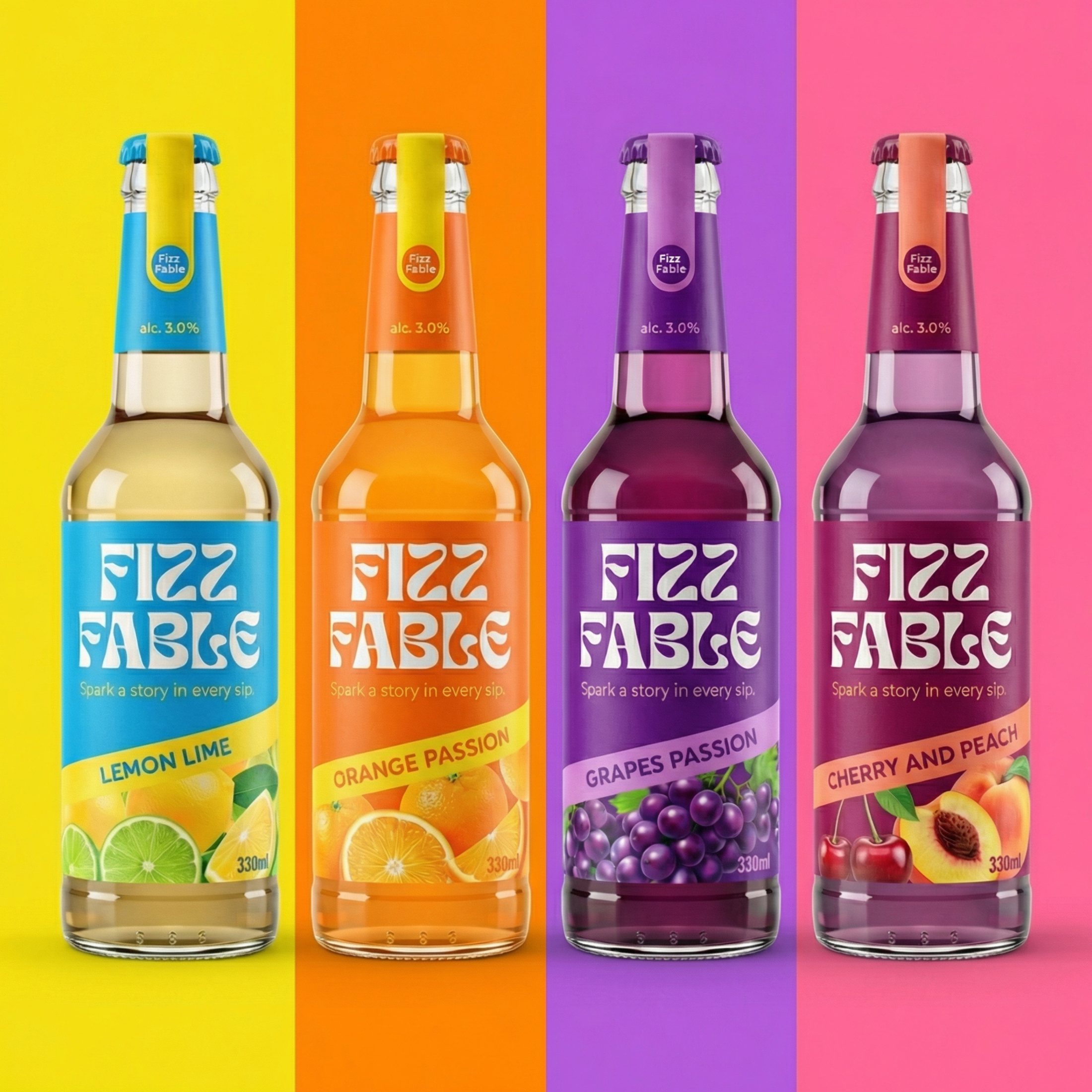 A visual identity:  bold, playful, unforgettable