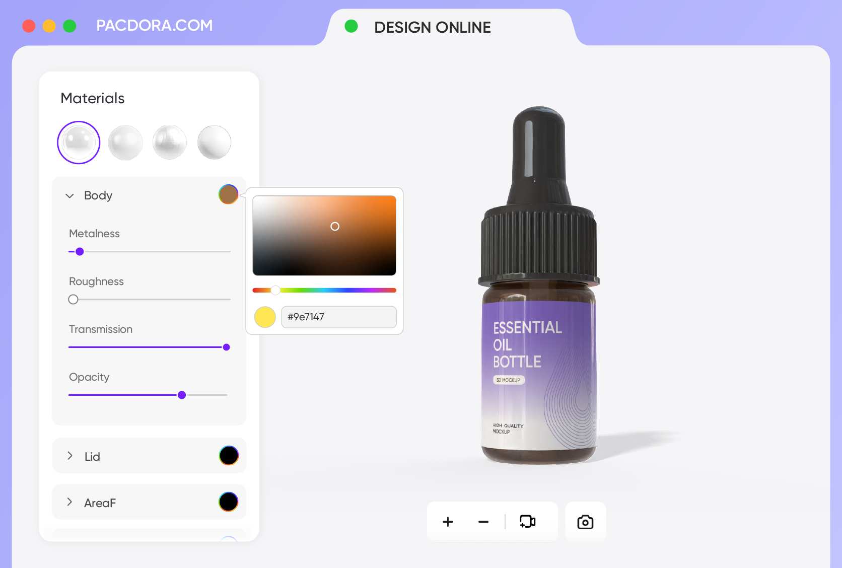 Color flexibility for your bottle designs