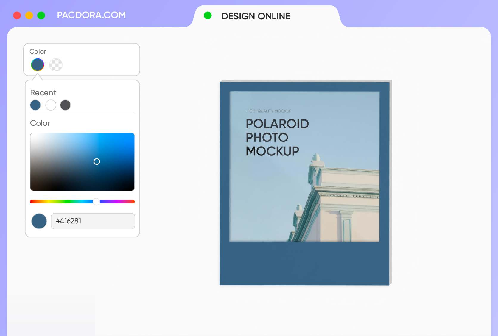 Select a color that aligns with the theme