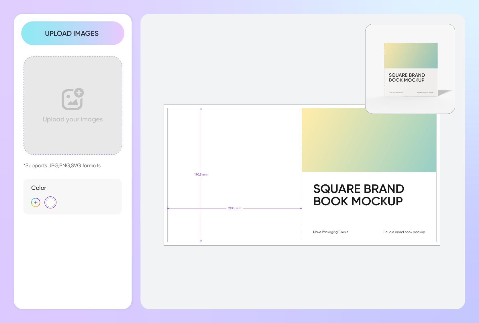 Display all aspects of your book design