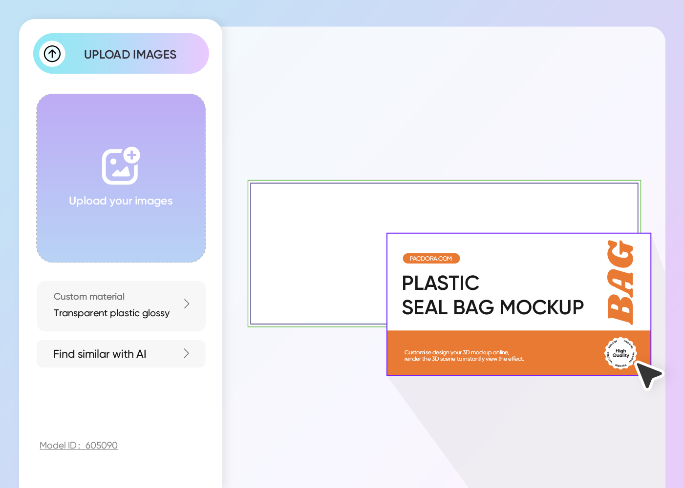 Step 2: Upload design and customize
