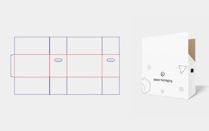 Custom folding carton box