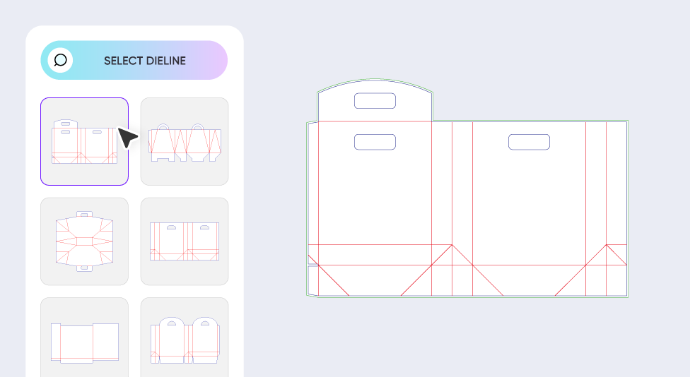 Choose a pouch template