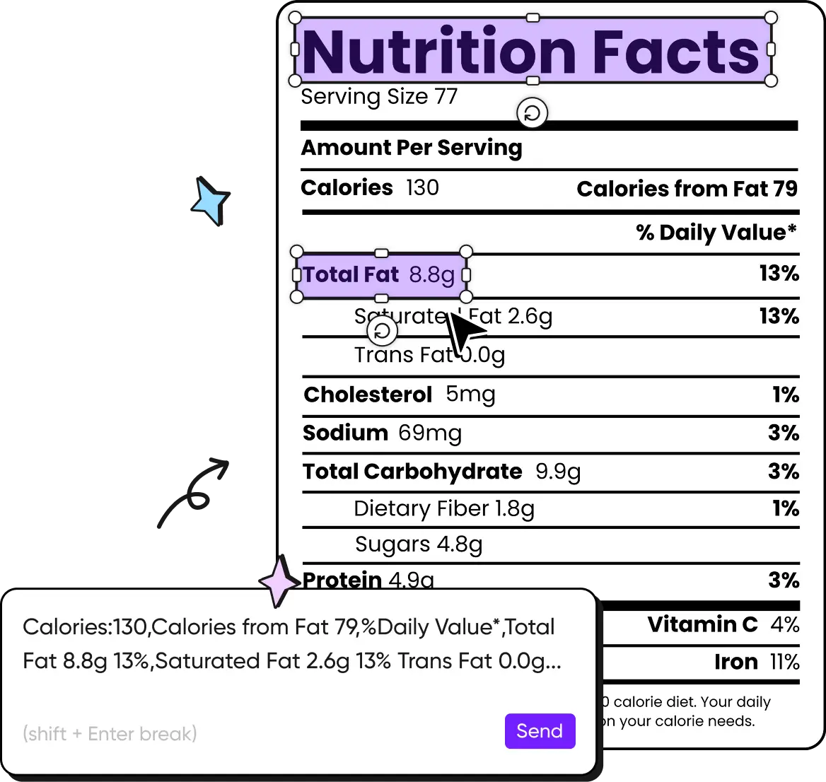 Let AI handle your food label