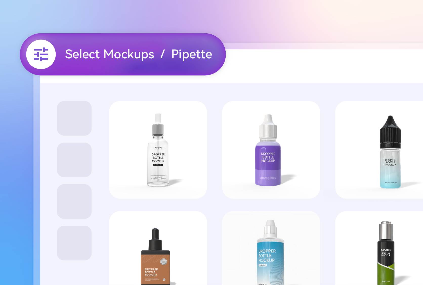 Pipette bottle style that elevates your brand