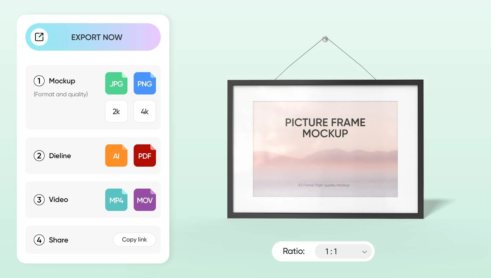 HD export file that matches design goal