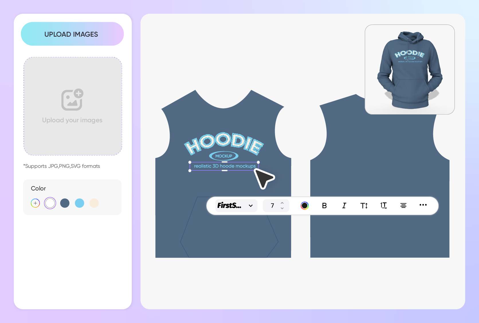 Typography and font choices