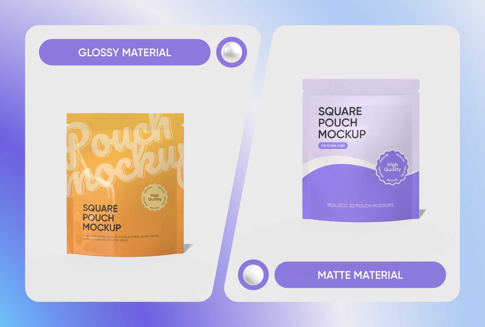 Define your stand up pouch visual finishes