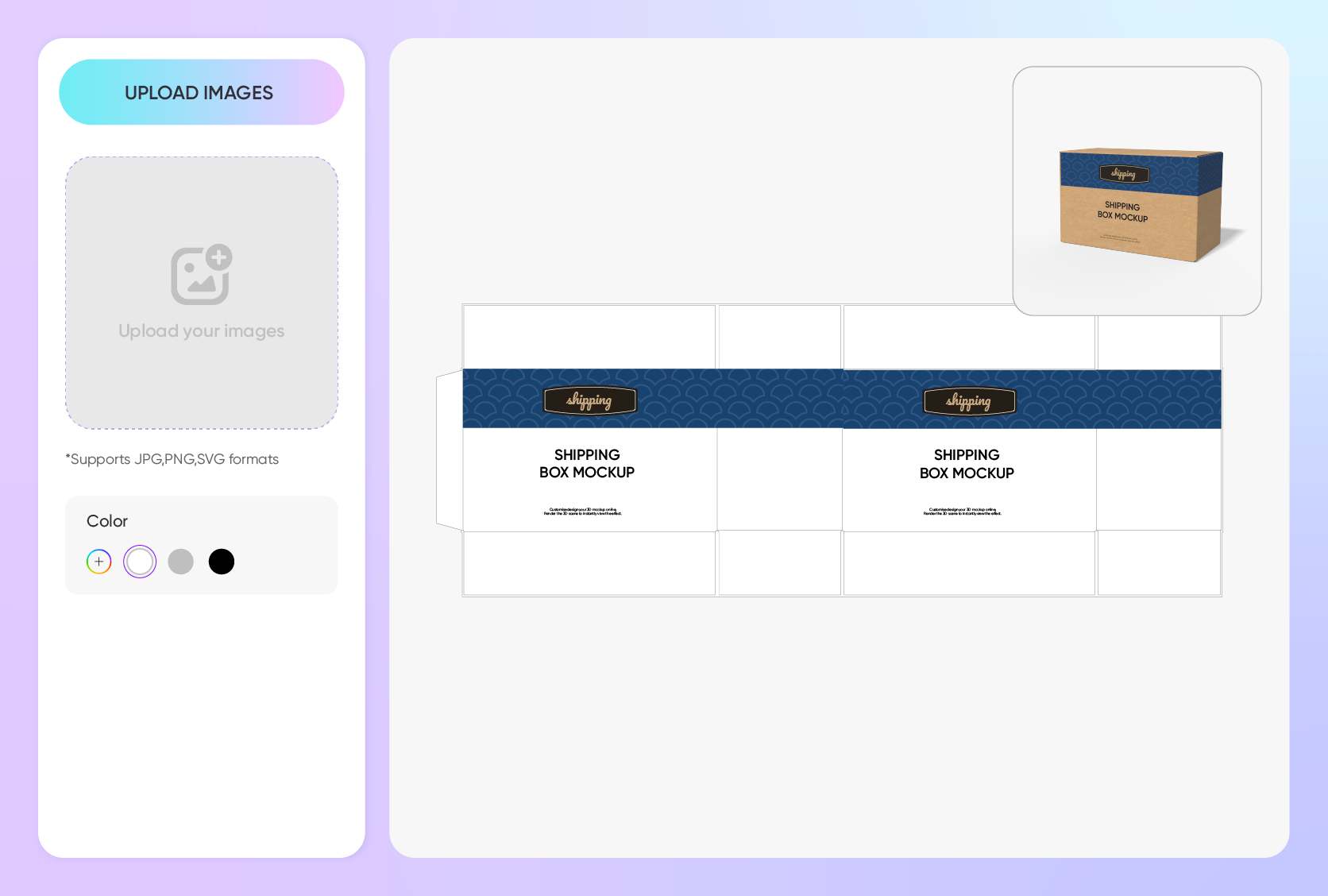 Customize every feature and preview in 3D