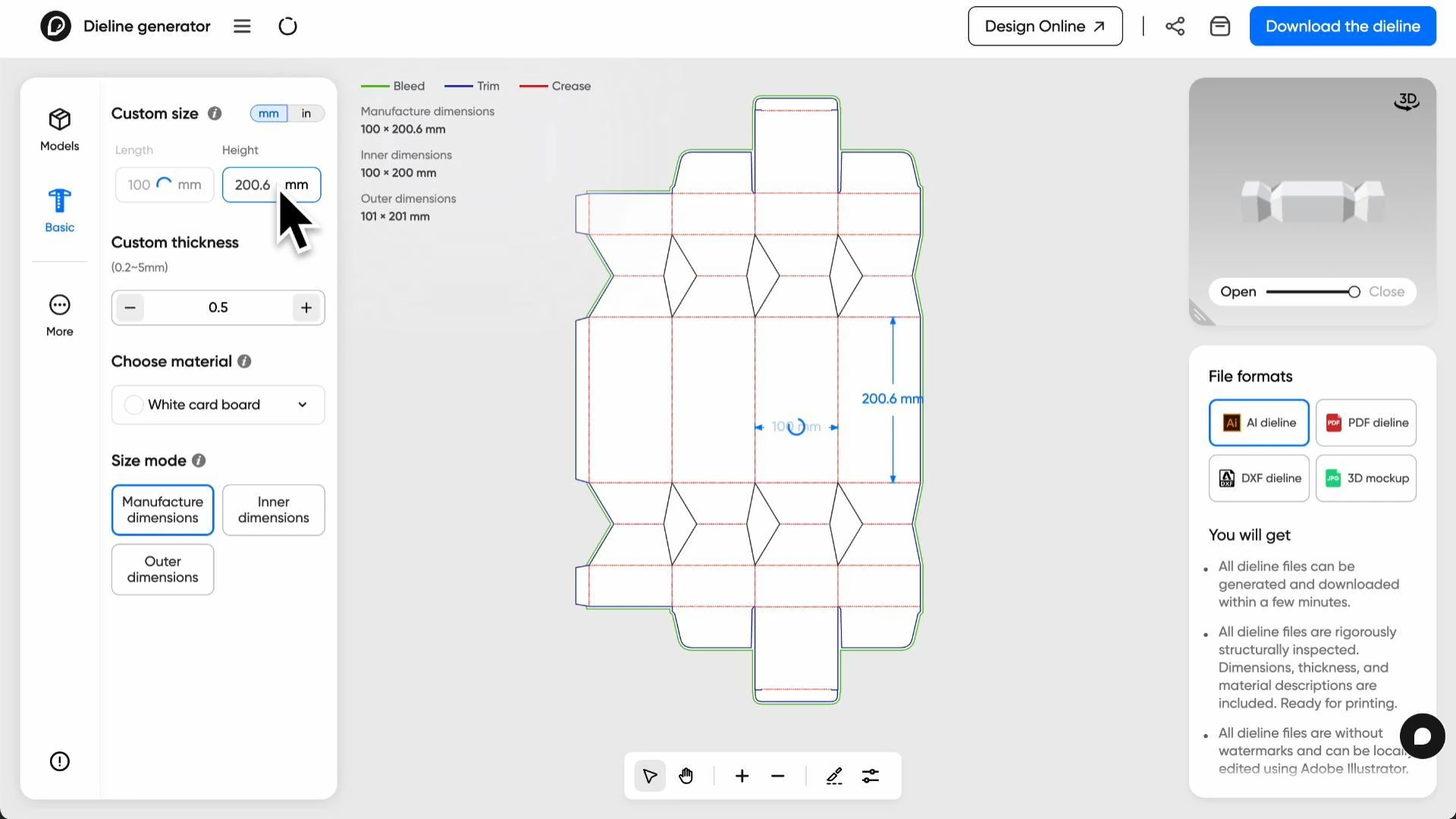 How to design a custom candy box using Pacdora?