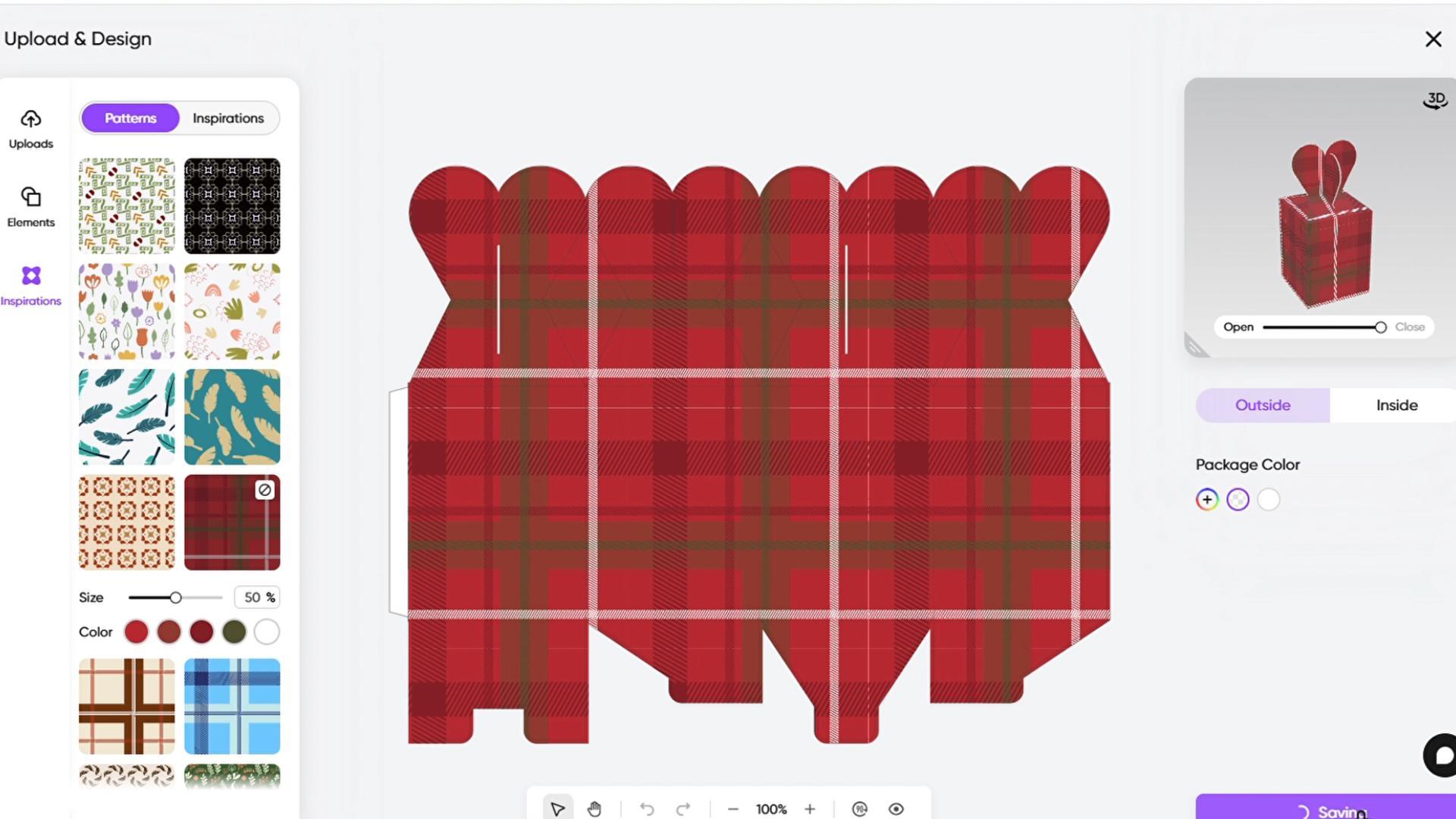 How to create a printable Christmas box template?