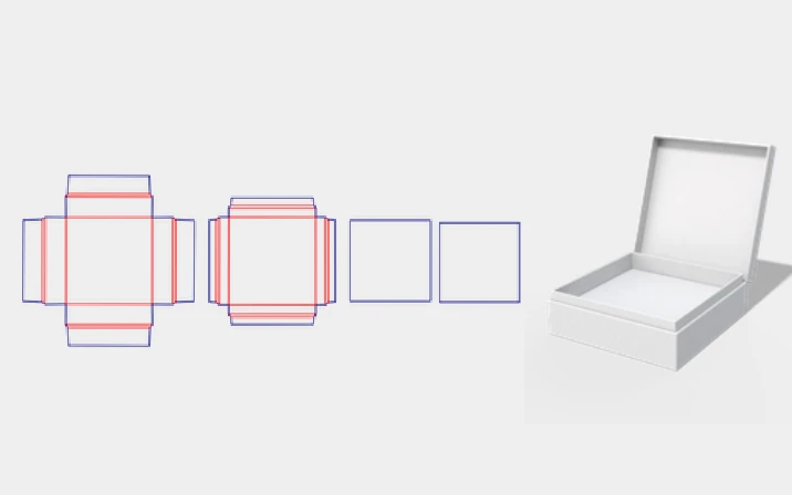 Classic ring box template