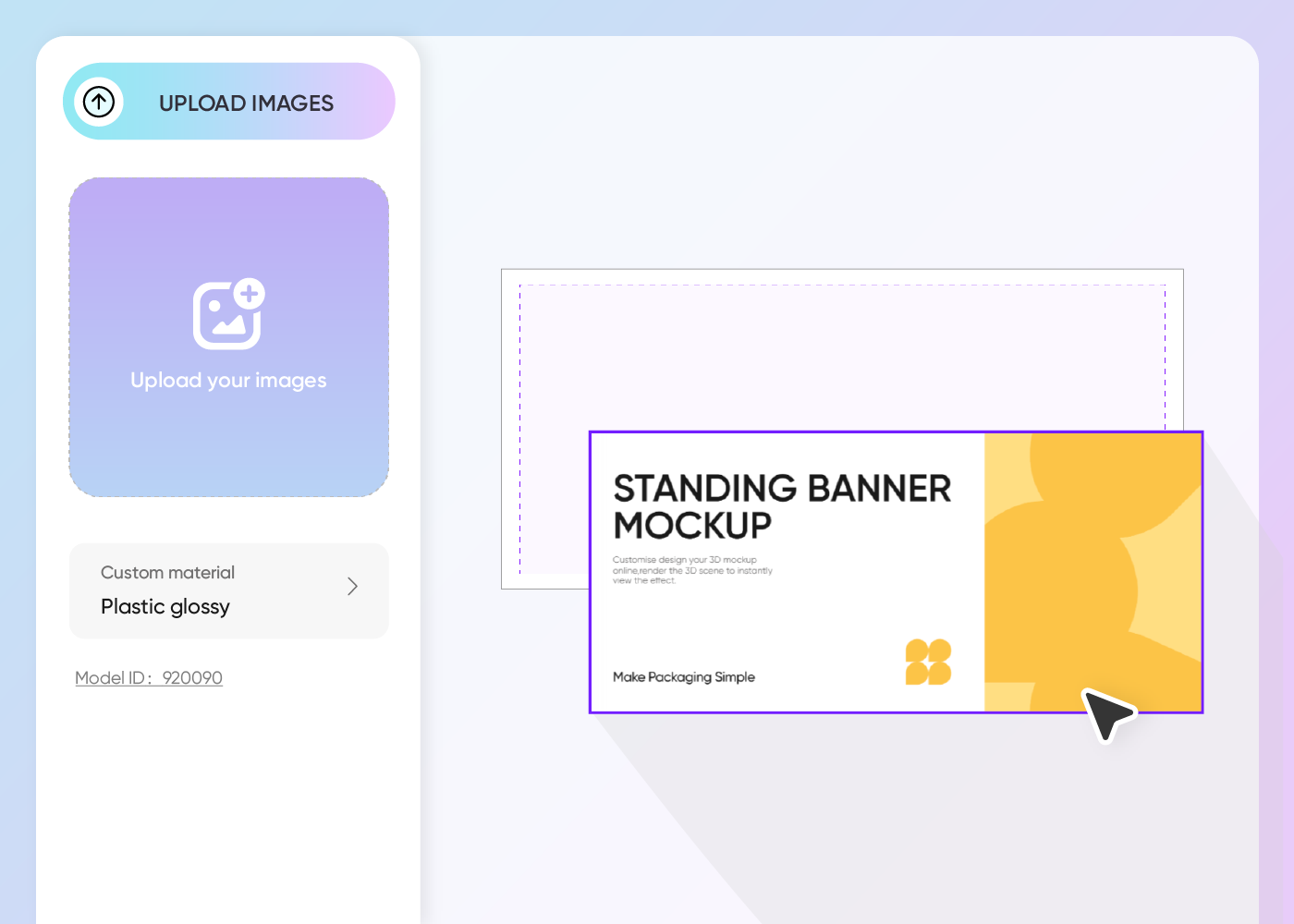 Step 2: Upload design and customize