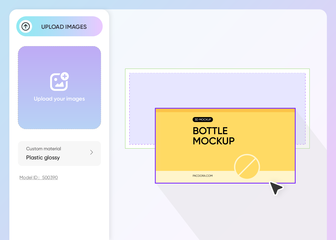 Step 2: Upload labels and customize