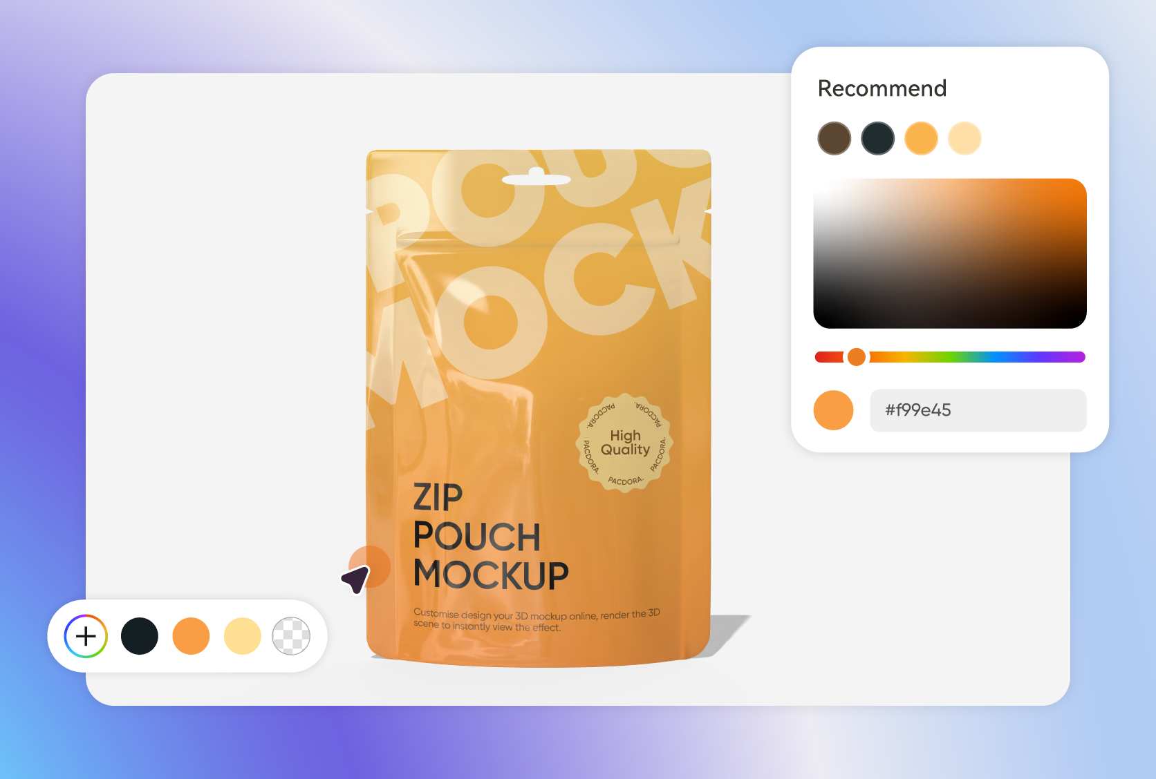 Choose color palette that signals eco-friendly packaging