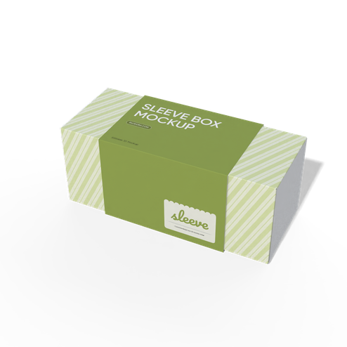Gift box with belly band packaging