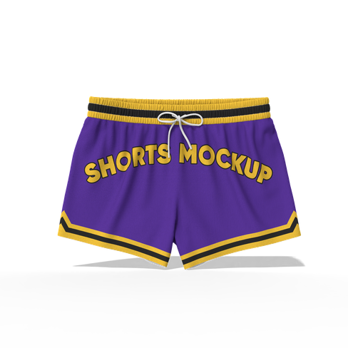 Mesh shorts mockup