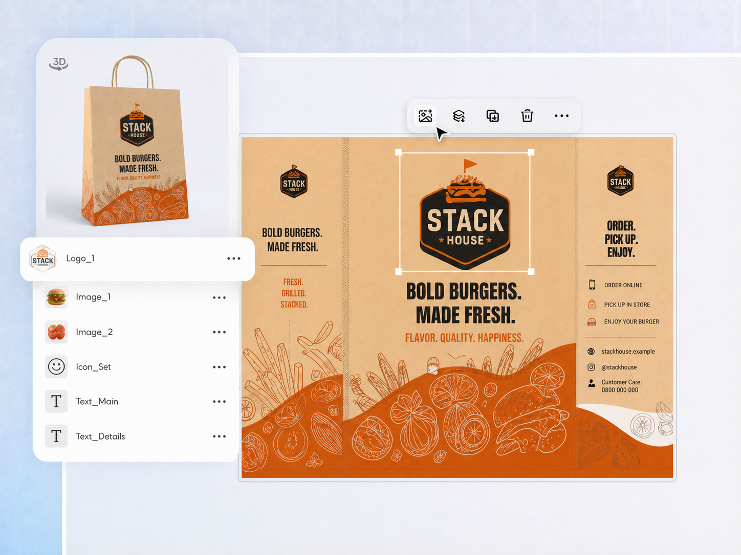 Get design support at any stage