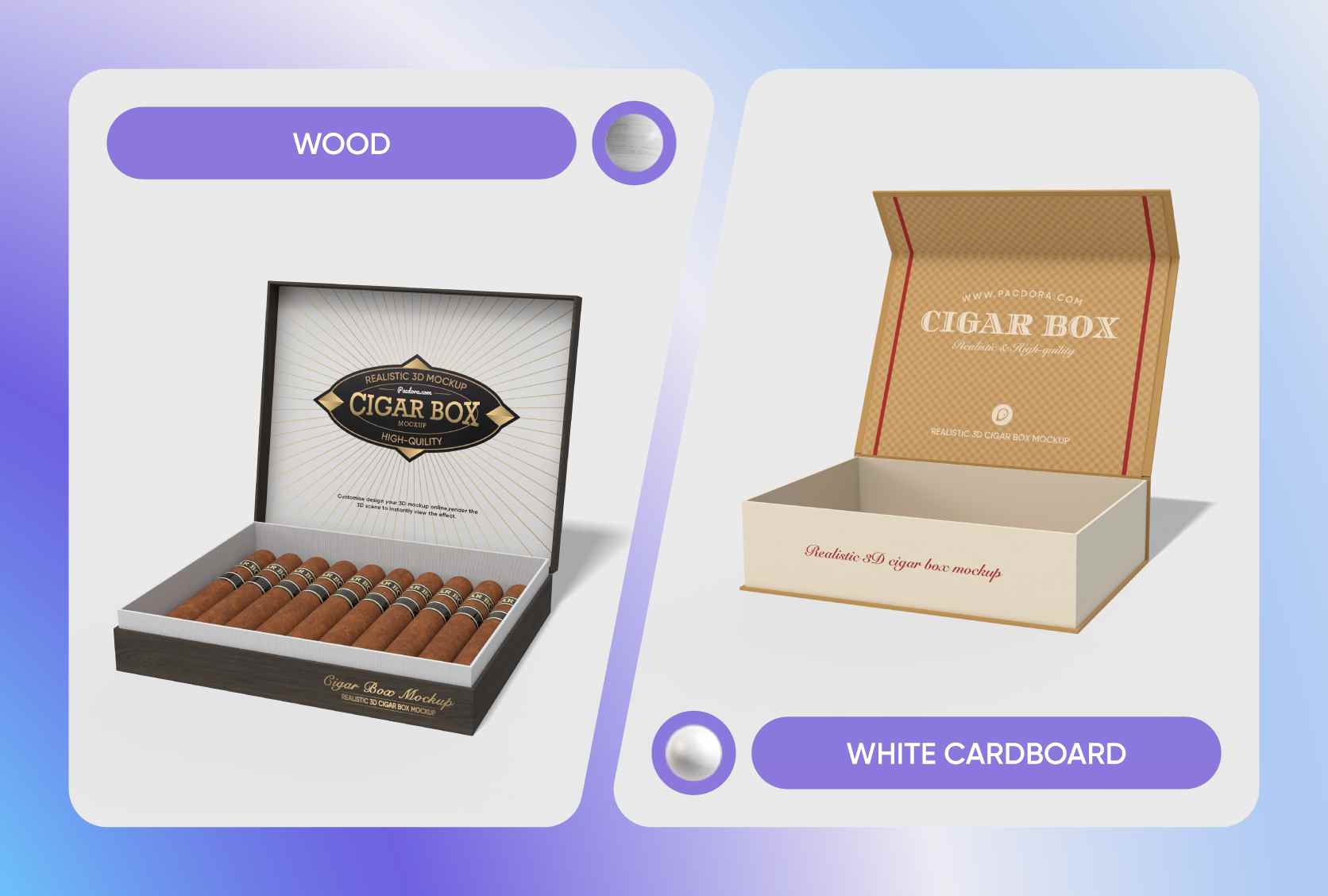 Choose premium custom cigar box materials