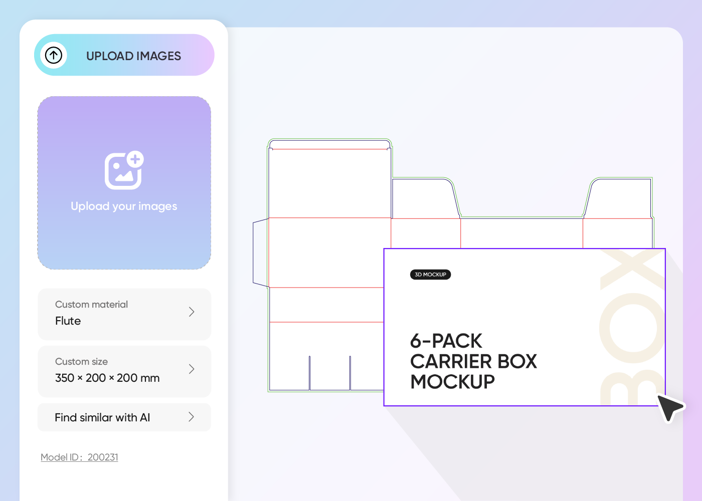 Step 2: Upload design and customize