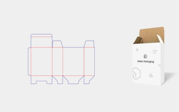 Tuck end pet food packaging