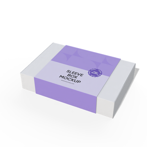 Gift box with belly band packaging