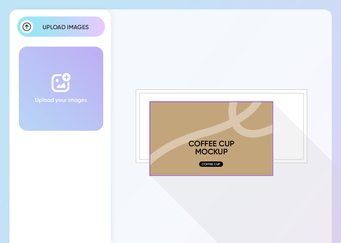 Step 2: Upload design and customize