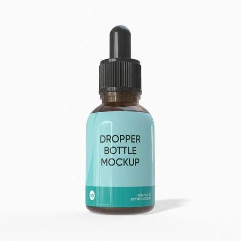 15 ml essential oil bottle mockup
