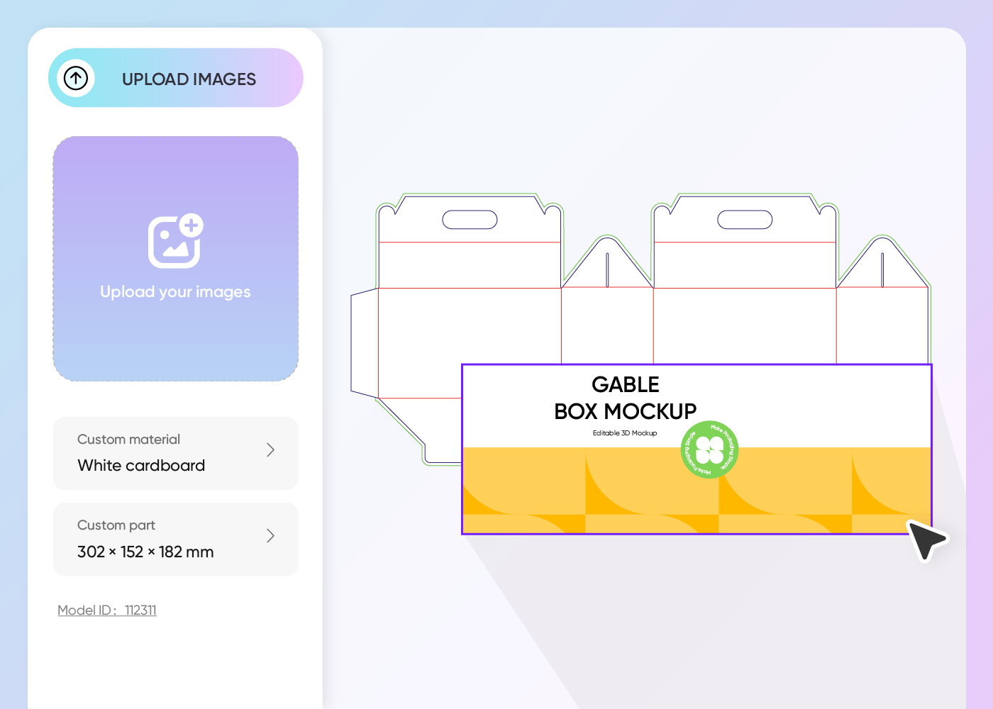 Step 2: Upload design and customize