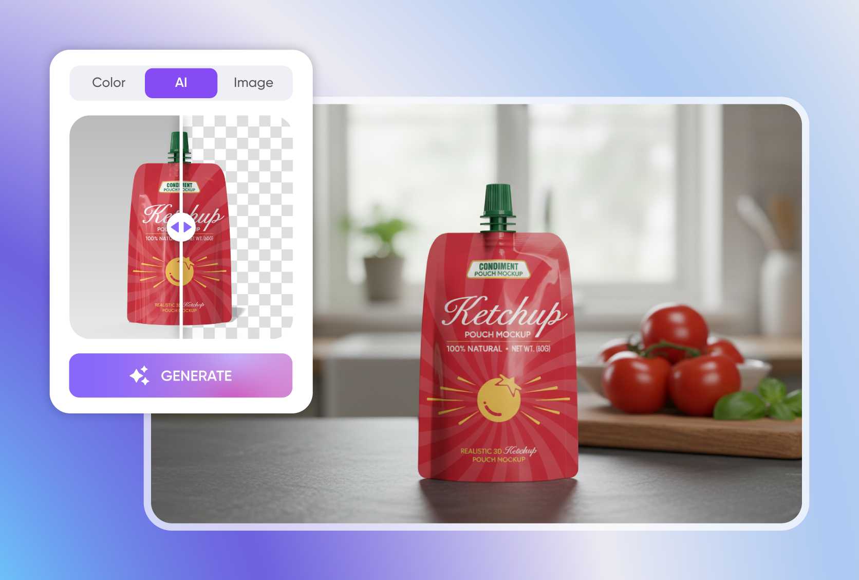 Distinctive background choices for each design