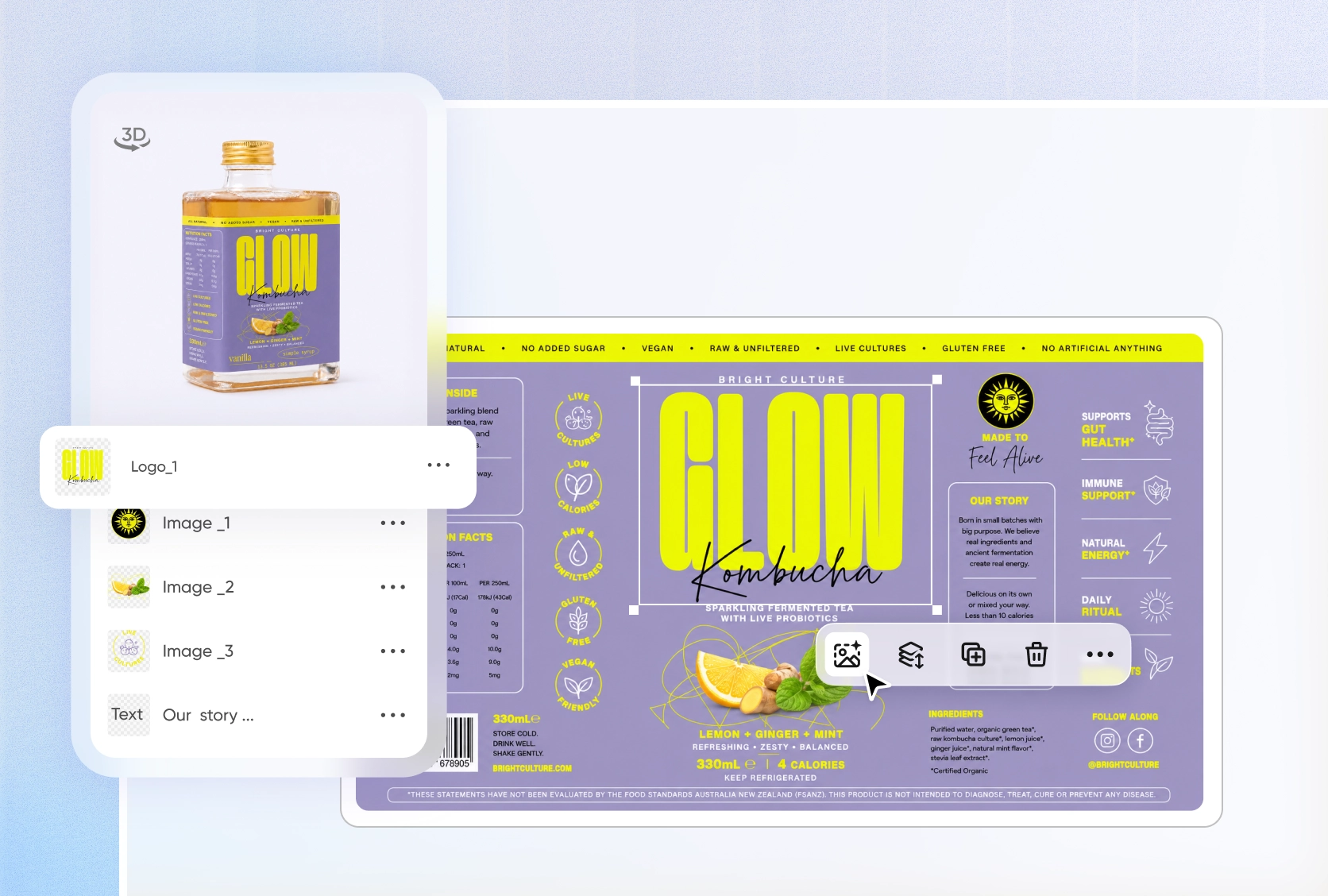 Keep your brand in one workflow