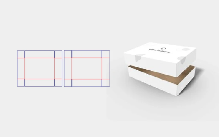 Purse gift box template