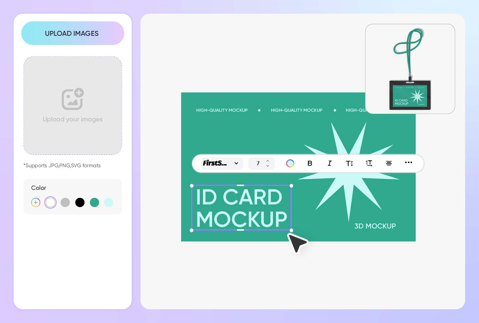 Add key information for easy badge identification