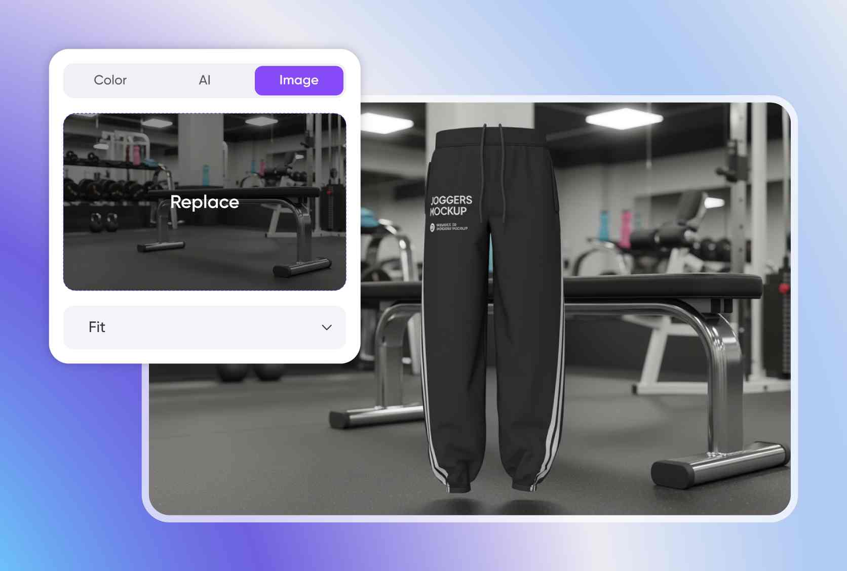 Background customization for a catchy appearance