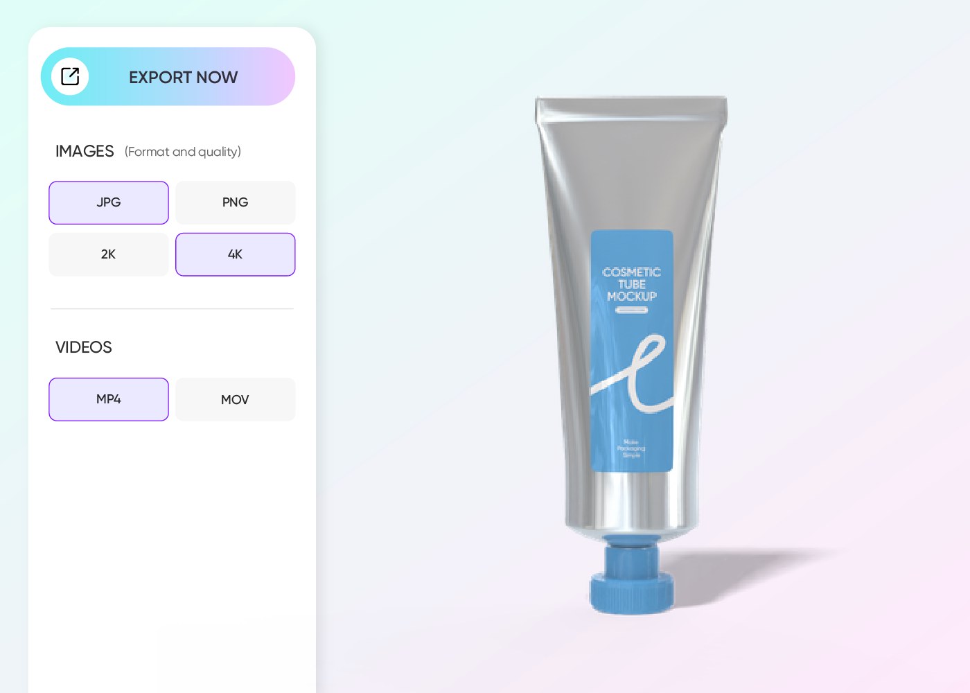 Step 3: Download your final packaging design