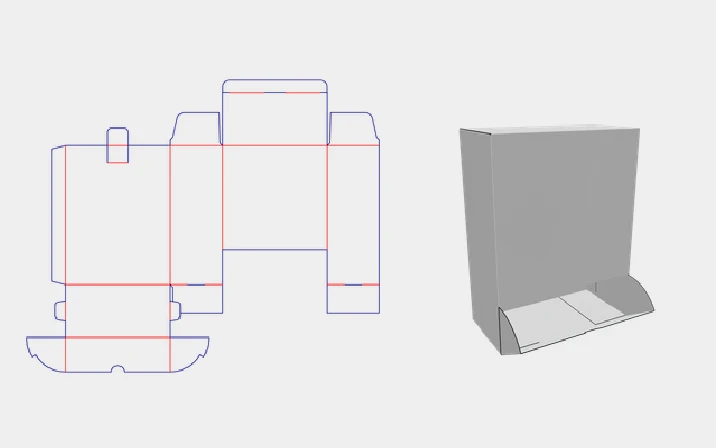 Tea box template