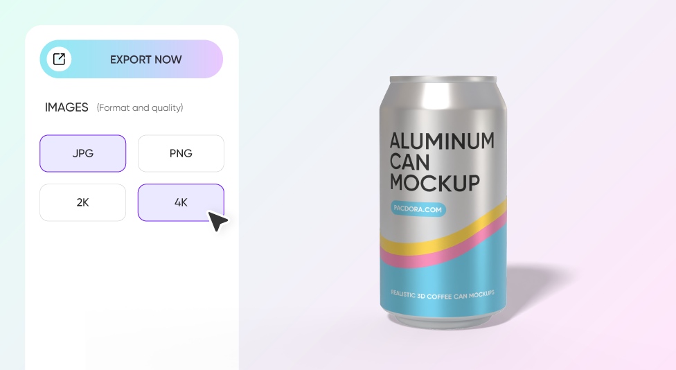 Step 3: Download your aluminum can mockup