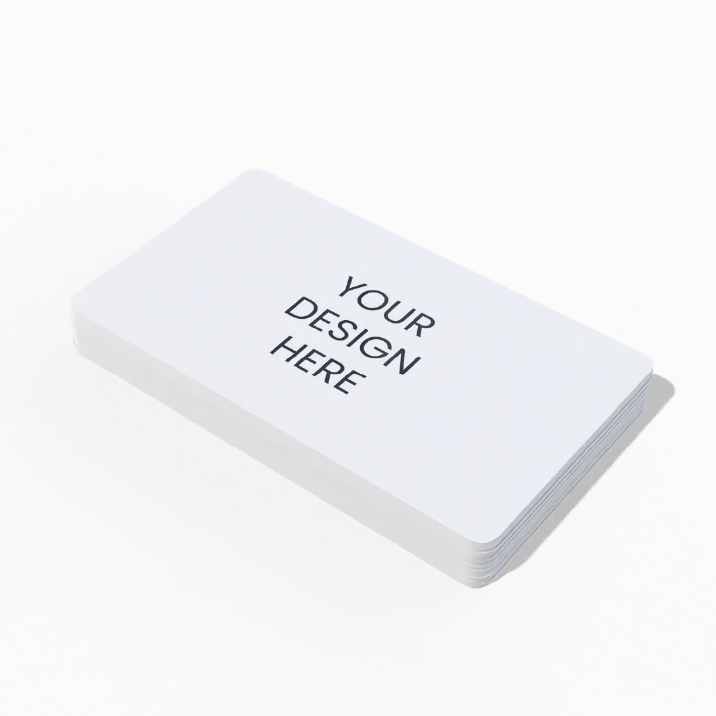 3.5 × 2" Rounded standard business card mockup
