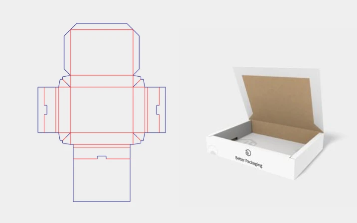 Book chocolate box template