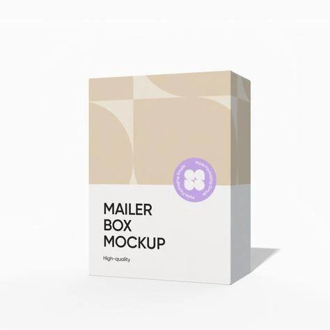 Tuck end box mockup