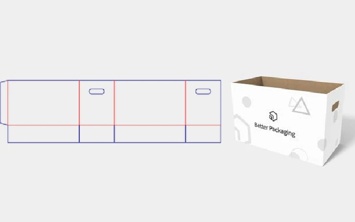 Custom  flat corrugated cartons
