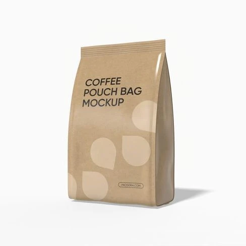 Coffee bag mockup